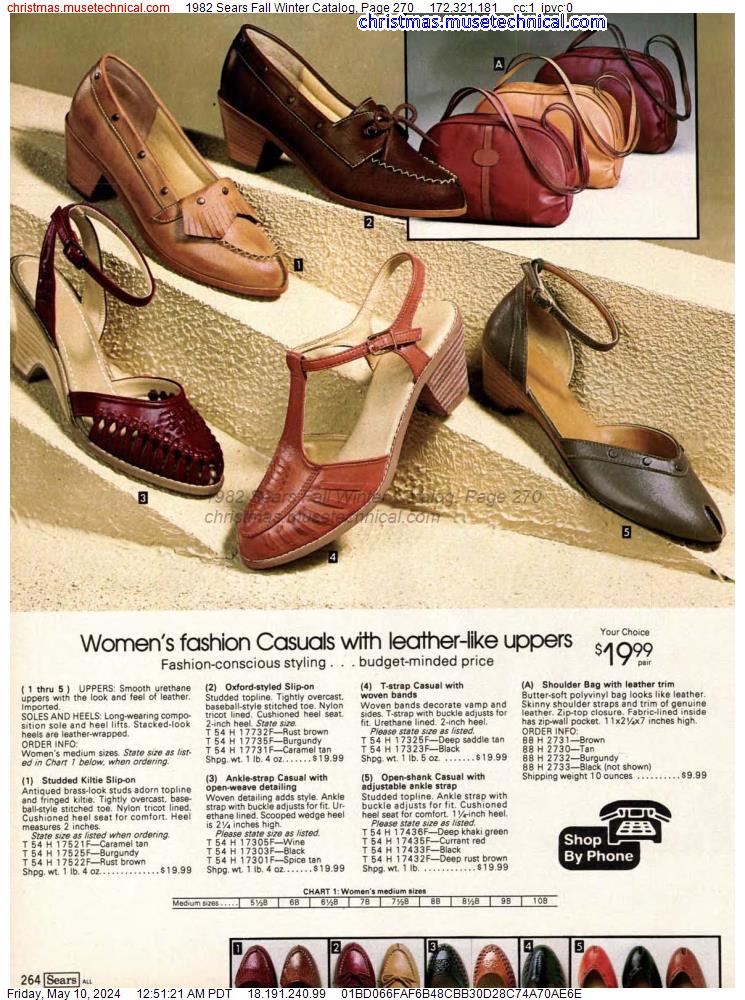 1982 Sears Fall Winter Catalog, Page 270