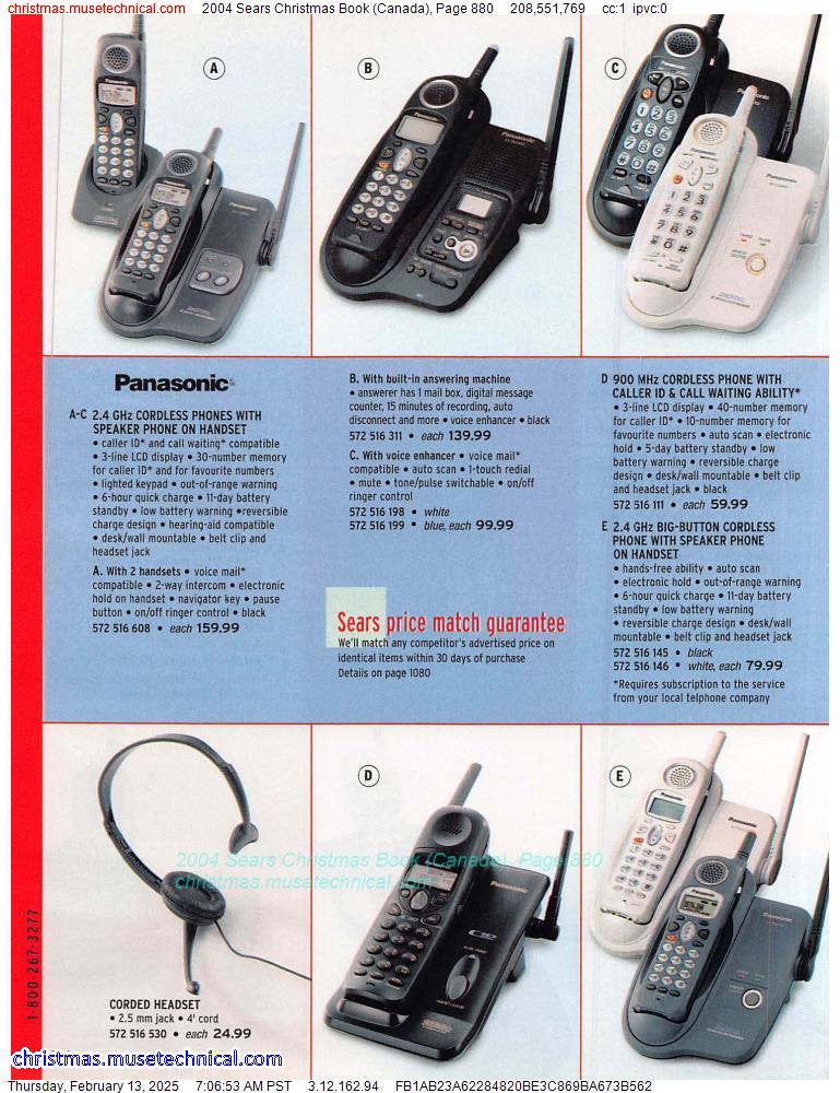 2004 Sears Christmas Book (Canada), Page 880