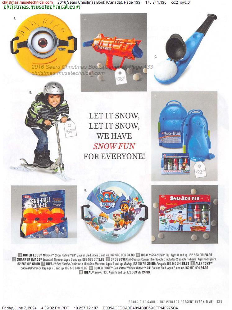 2016 Sears Christmas Book (Canada), Page 133