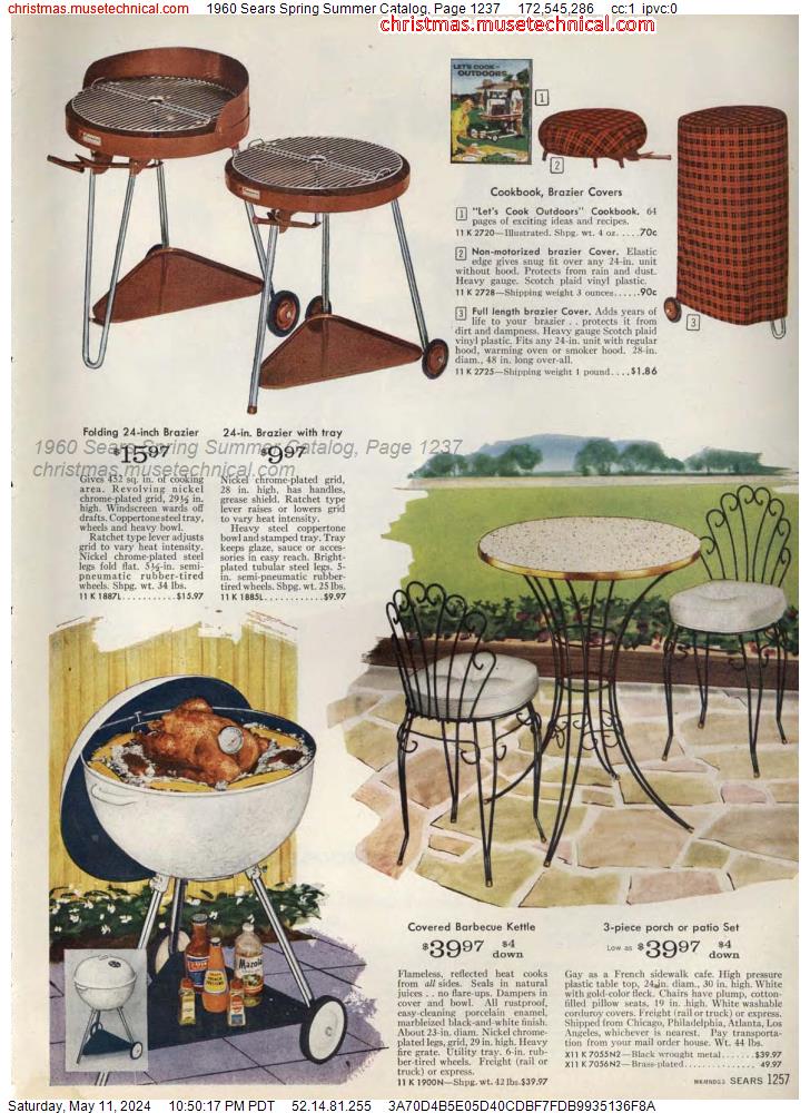1960 Sears Spring Summer Catalog, Page 1237