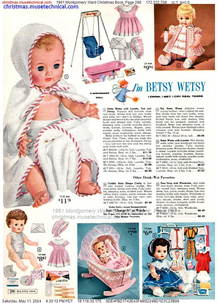 1961 Montgomery Ward Christmas Book, Page 288