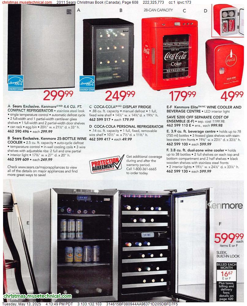 2011 Sears Christmas Book (Canada), Page 608