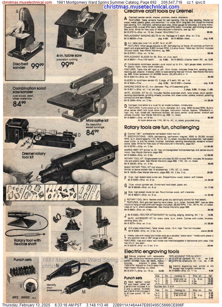 1981 Montgomery Ward Spring Summer Catalog, Page 692