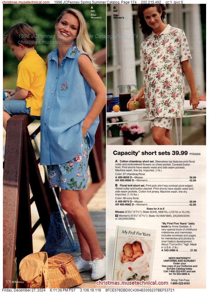 1996 JCPenney Spring Summer Catalog, Page 174