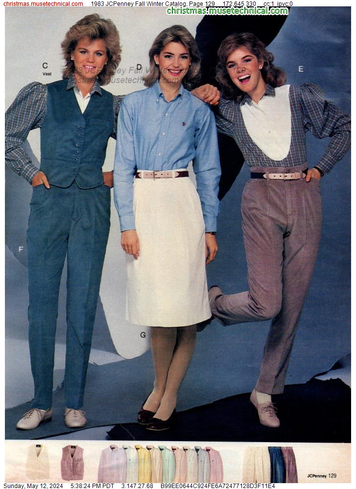 1983 JCPenney Fall Winter Catalog, Page 129