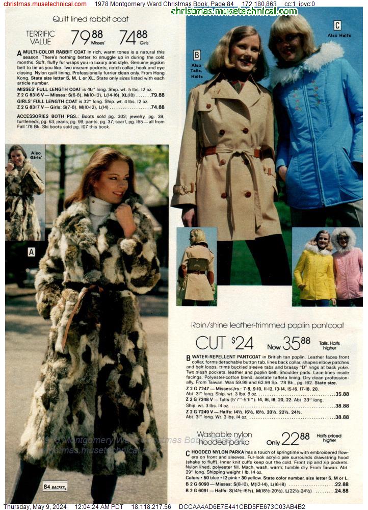 1978 Montgomery Ward Christmas Book, Page 84