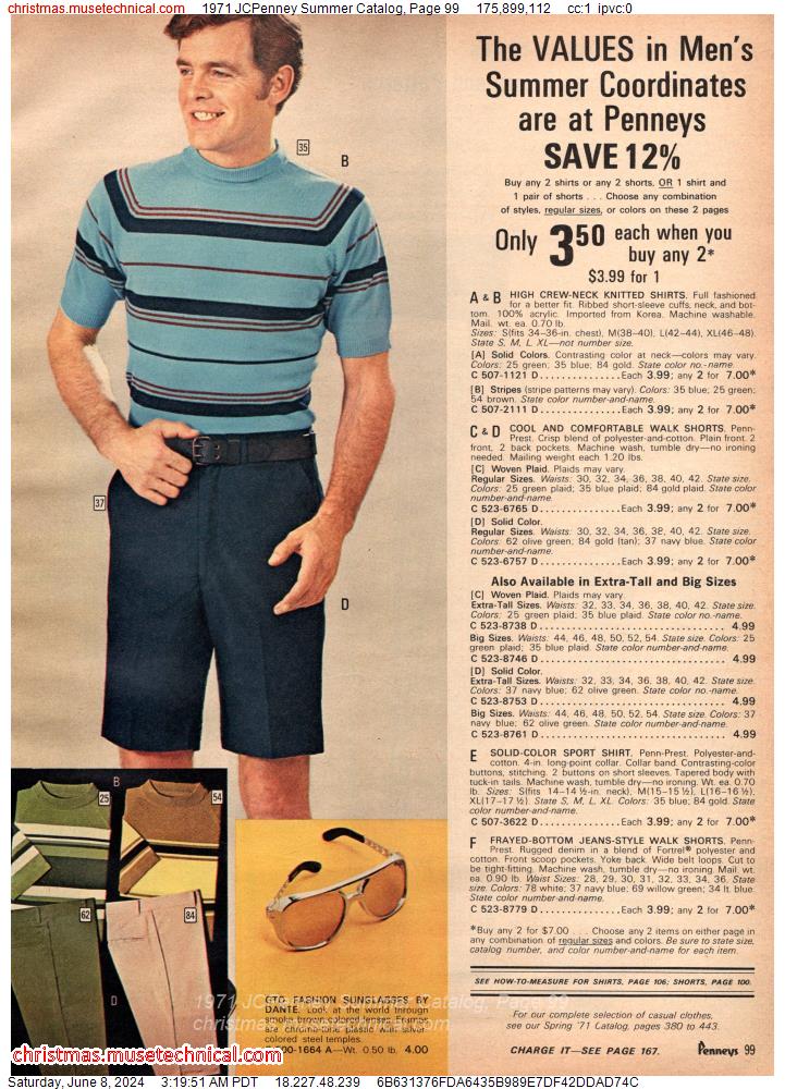 1971 JCPenney Summer Catalog, Page 99