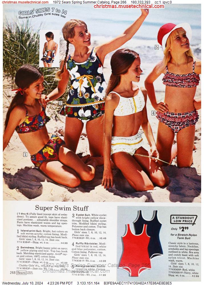 1972 Sears Spring Summer Catalog, Page 266