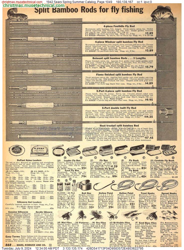 1942 Sears Spring Summer Catalog, Page 1049