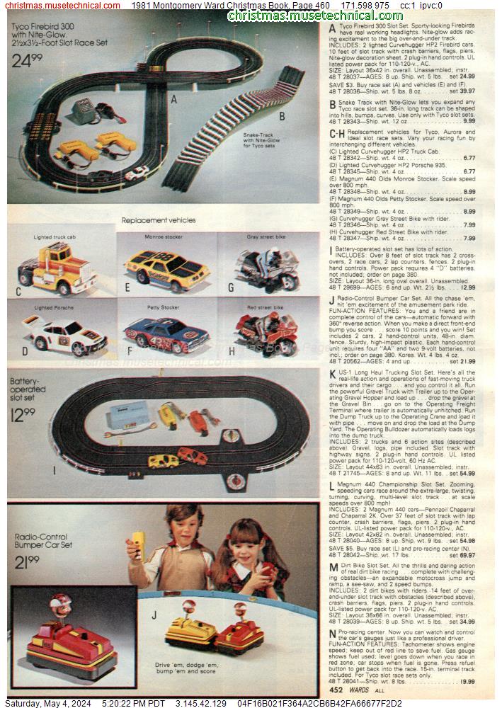 1981 Montgomery Ward Christmas Book, Page 460