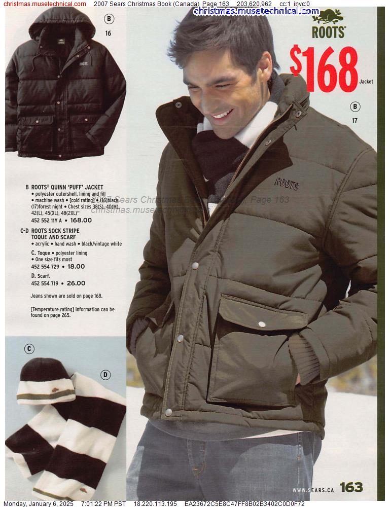 2007 Sears Christmas Book (Canada), Page 163