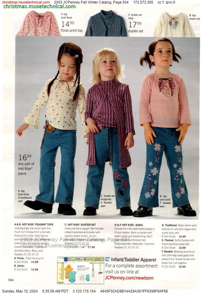 2003 JCPenney Fall Winter Catalog, Page 504