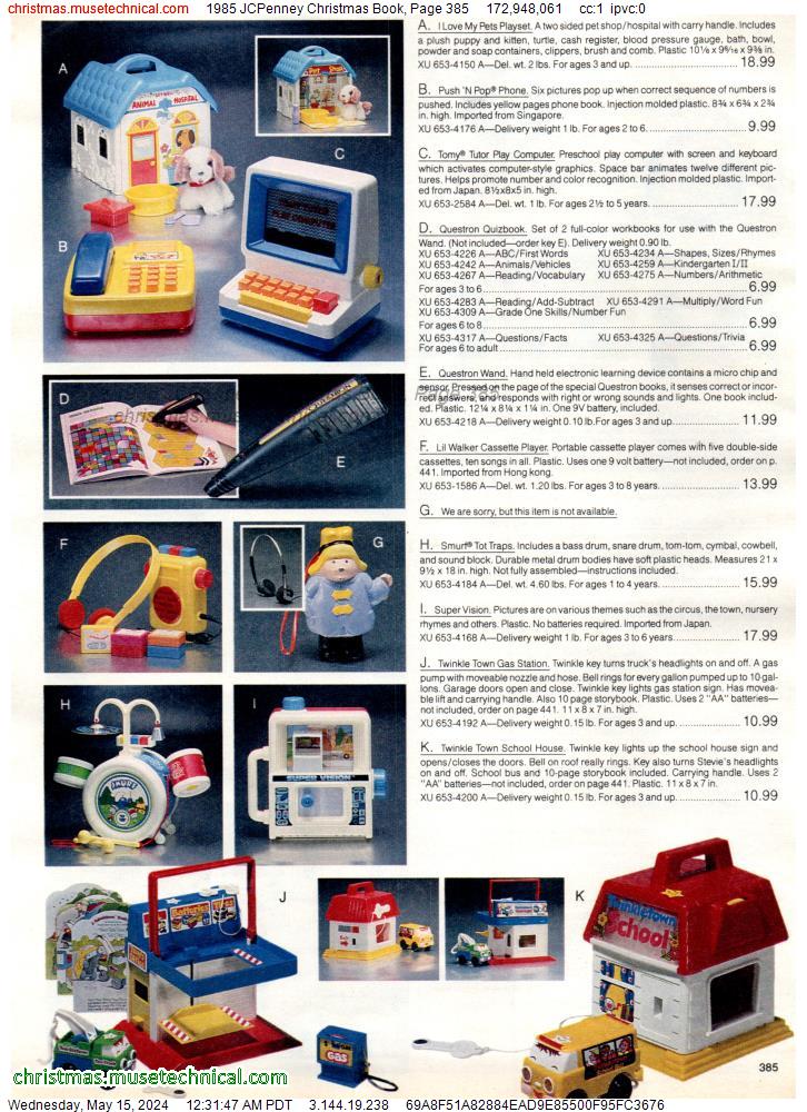 1985 JCPenney Christmas Book, Page 385