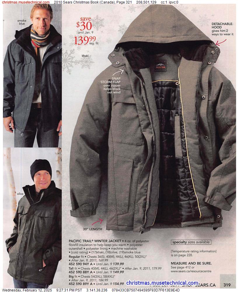 2010 Sears Christmas Book (Canada), Page 321