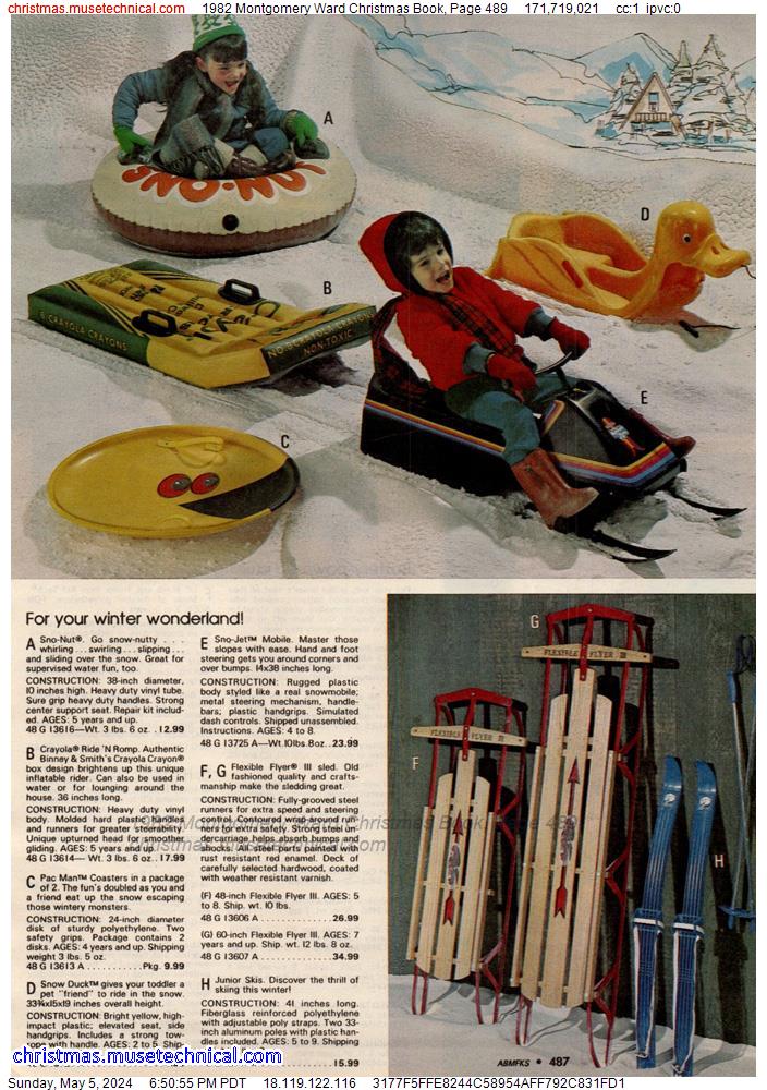 1982 Montgomery Ward Christmas Book, Page 489