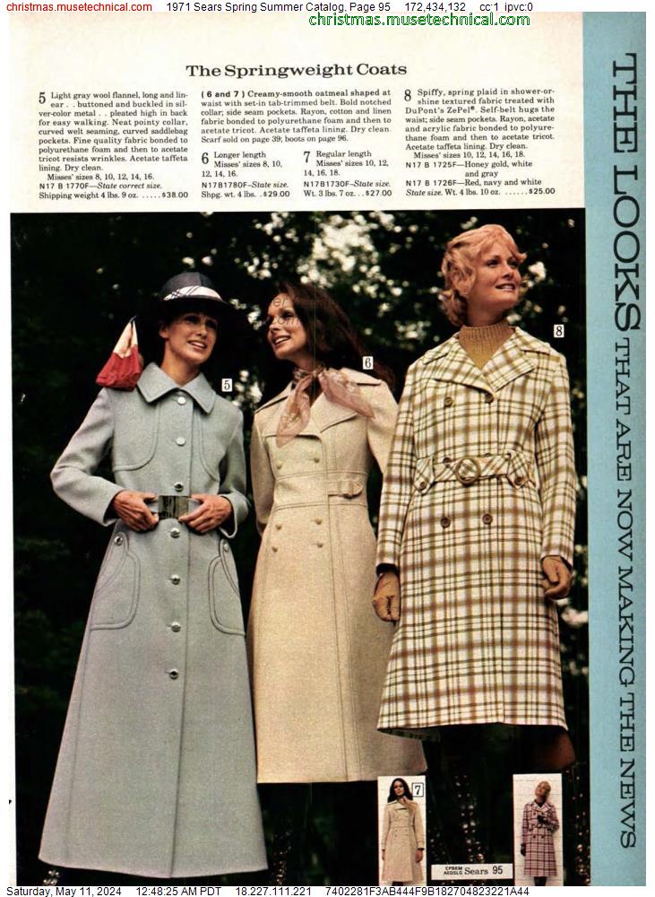 1971 Sears Spring Summer Catalog, Page 95