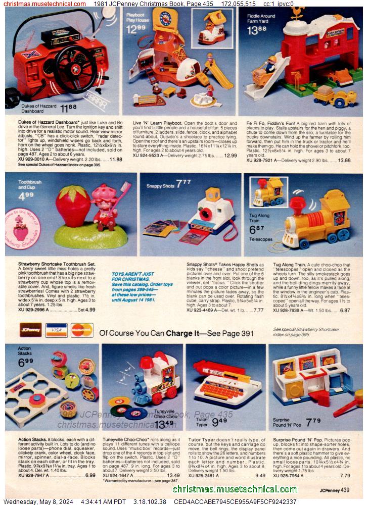1981 JCPenney Christmas Book, Page 435