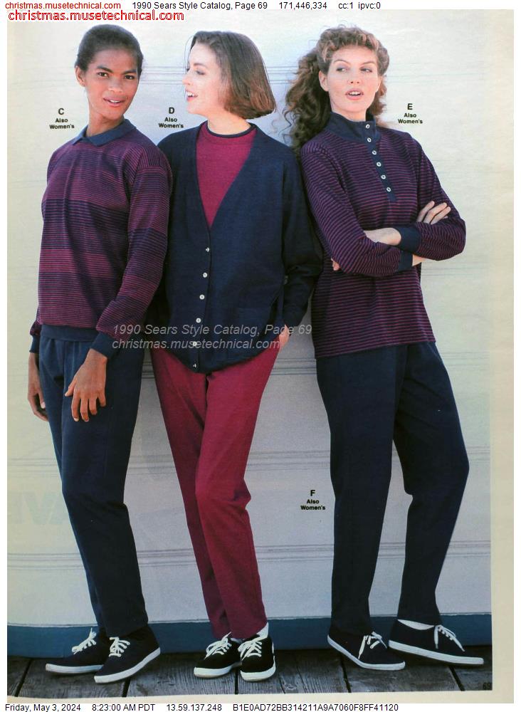 1990 Sears Style Catalog, Page 69