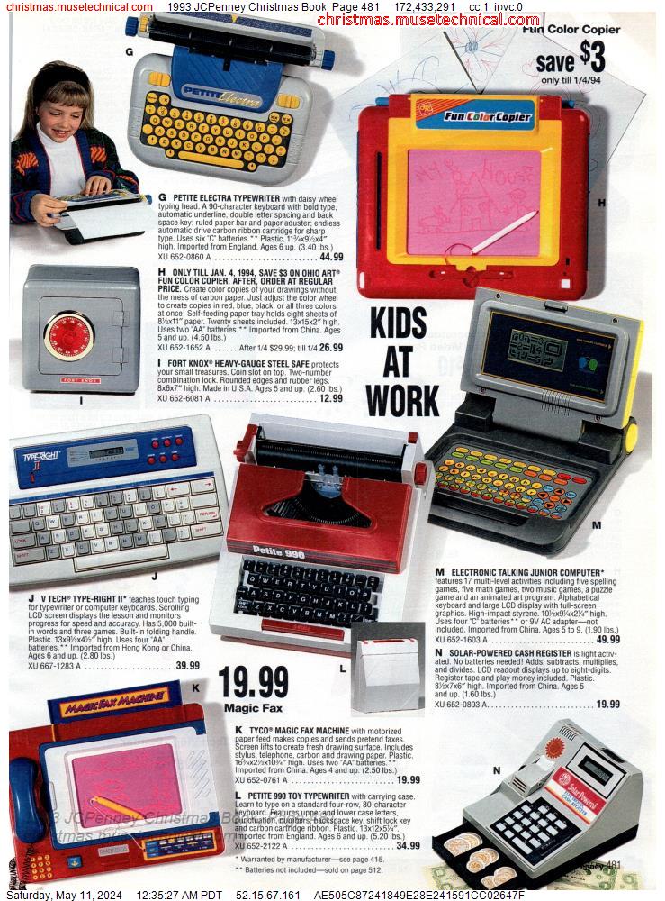 1993 JCPenney Christmas Book, Page 481
