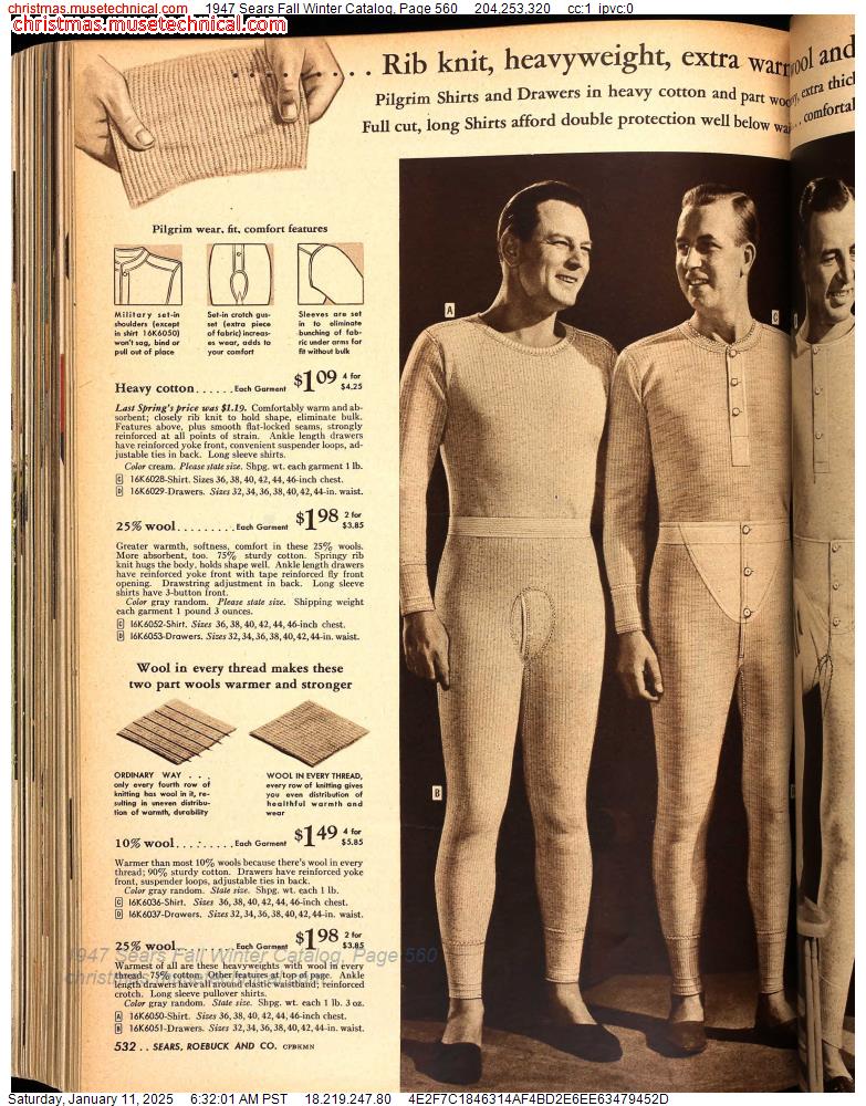 1947 Sears Fall Winter Catalog, Page 560