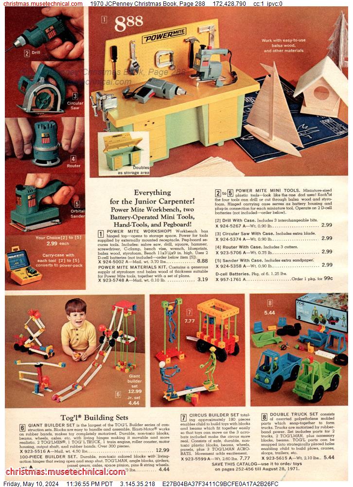 1970 JCPenney Christmas Book, Page 288