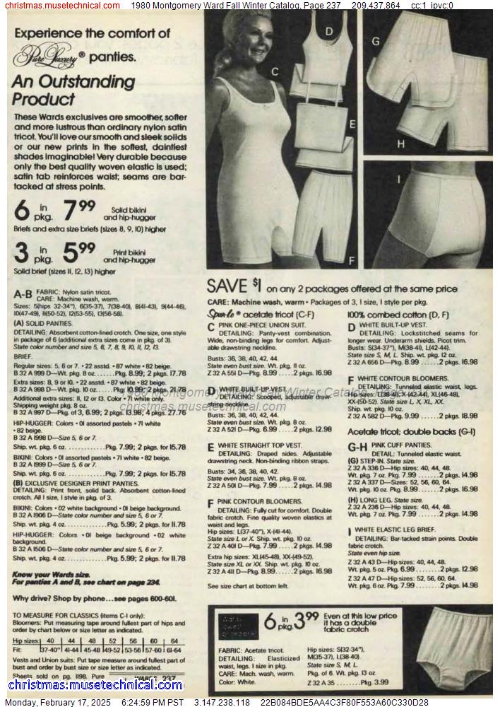 1980 Montgomery Ward Fall Winter Catalog, Page 237