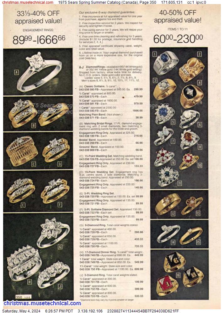 1975 Sears Spring Summer Catalog (Canada), Page 350