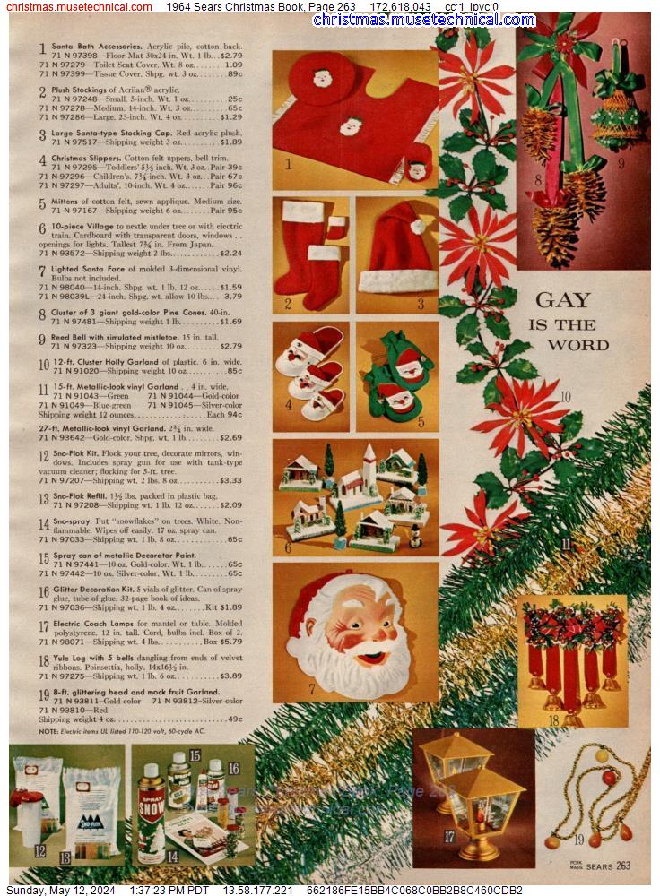 1964 Sears Christmas Book, Page 263