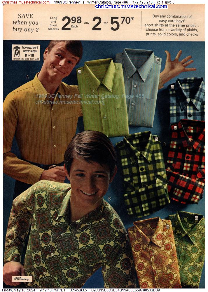 1969 JCPenney Fall Winter Catalog, Page 486