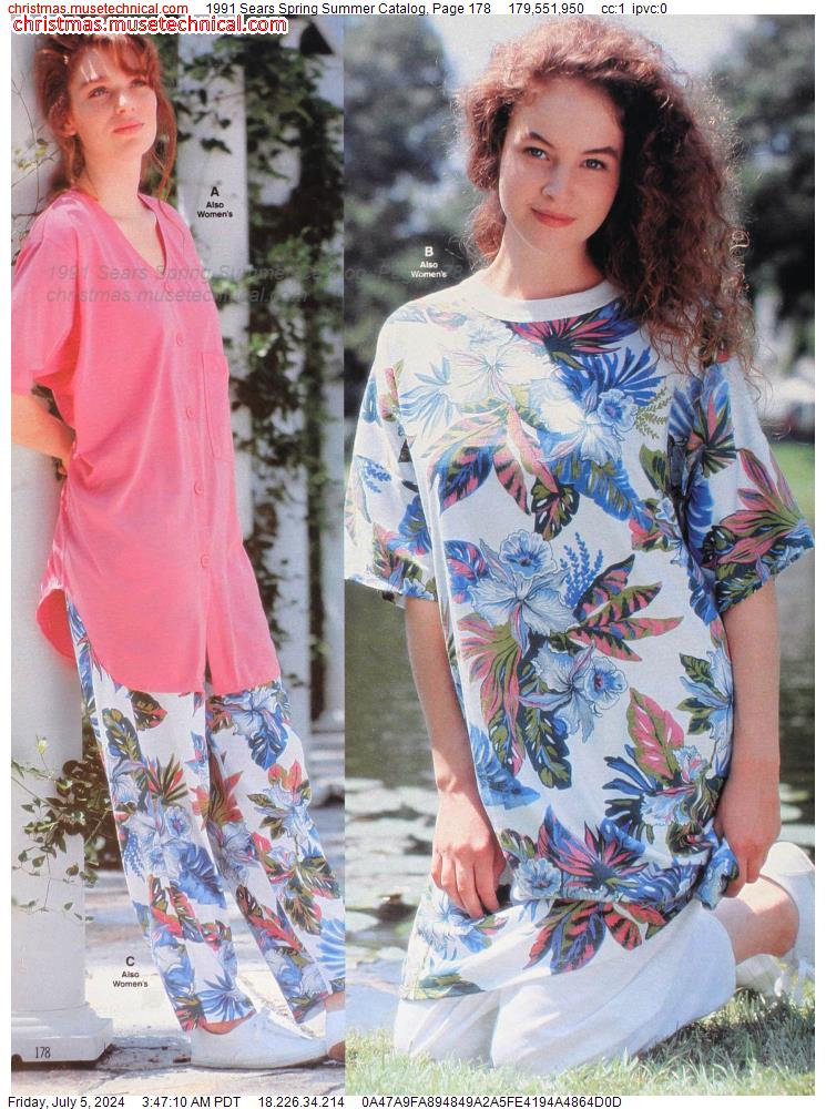 1991 Sears Spring Summer Catalog, Page 178