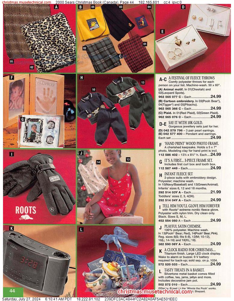 2000 Sears Christmas Book (Canada), Page 44