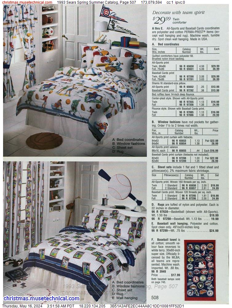 1993 Sears Spring Summer Catalog, Page 507