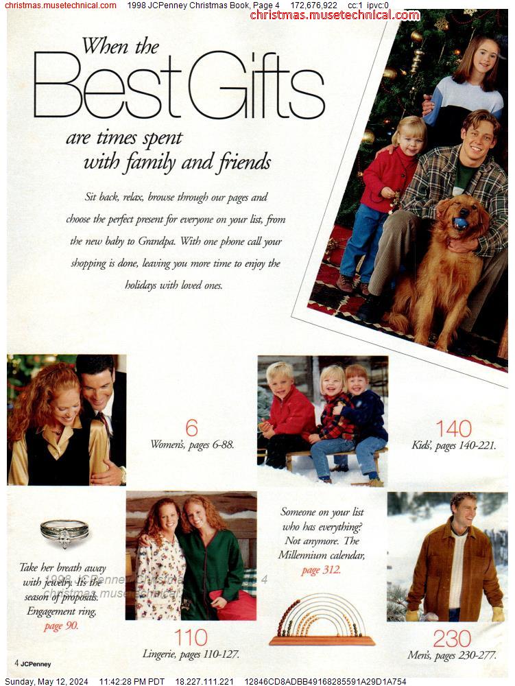 1998 JCPenney Christmas Book, Page 4