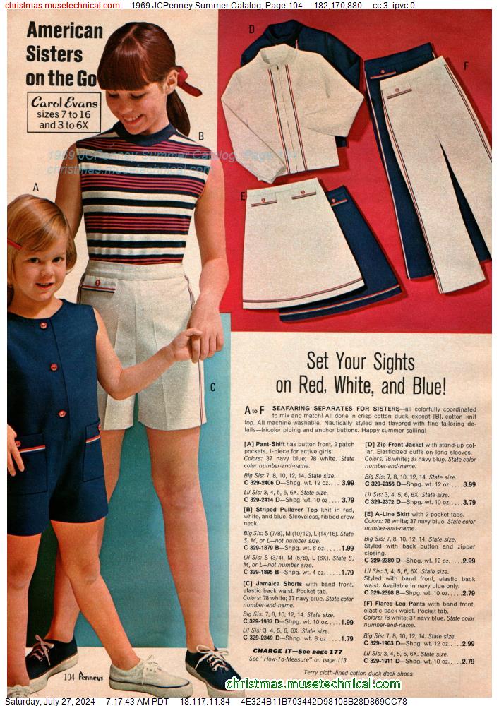 1969 JCPenney Summer Catalog, Page 104