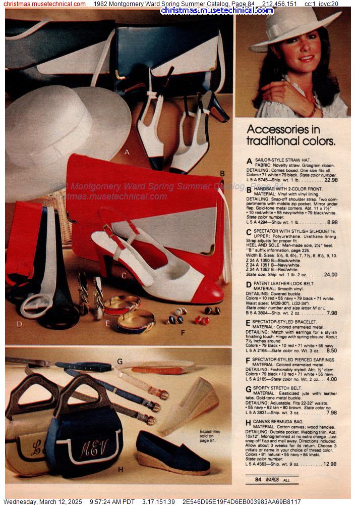 1982 Montgomery Ward Spring Summer Catalog, Page 84