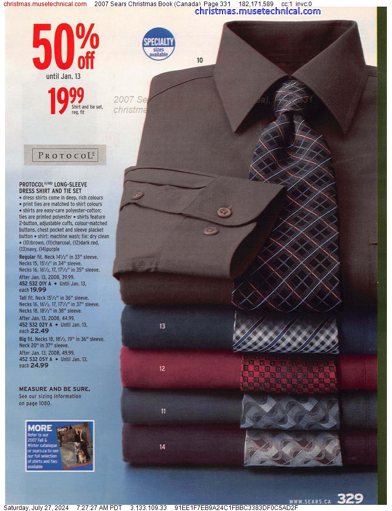 2007 Sears Christmas Book (Canada), Page 331