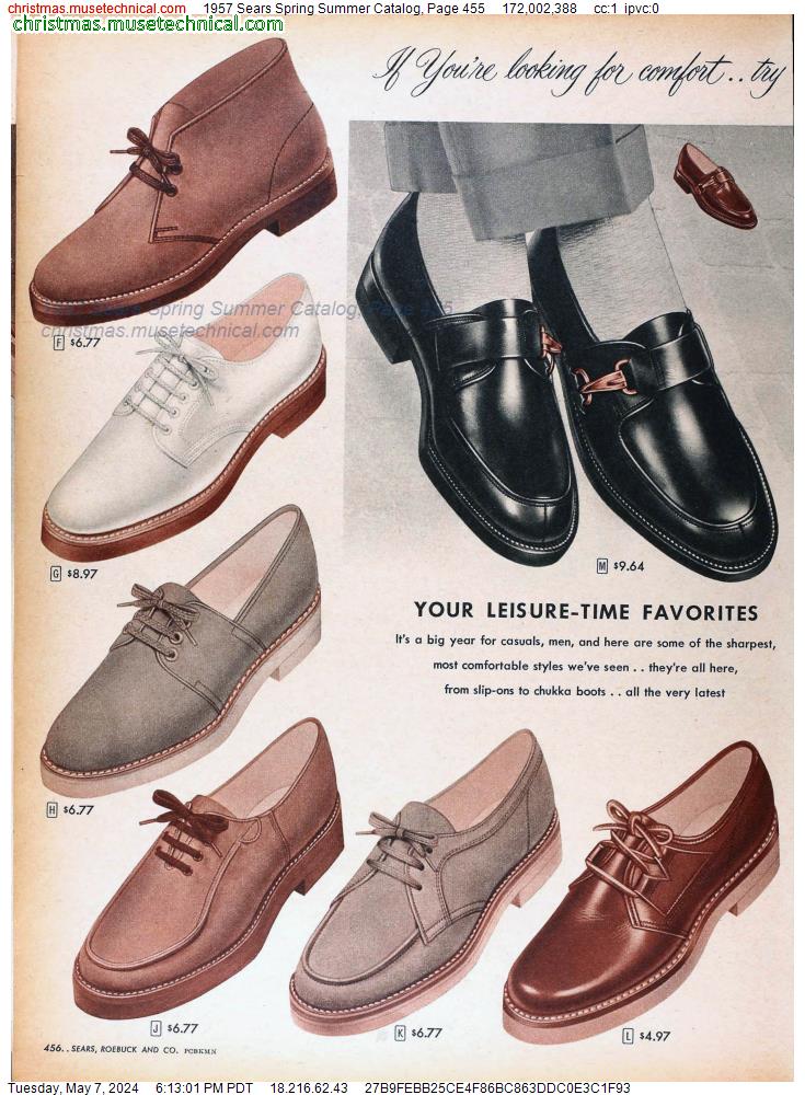 1957 Sears Spring Summer Catalog, Page 455