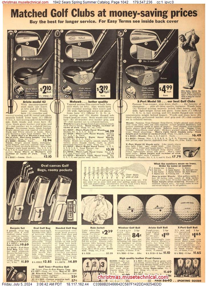 1942 Sears Spring Summer Catalog, Page 1042