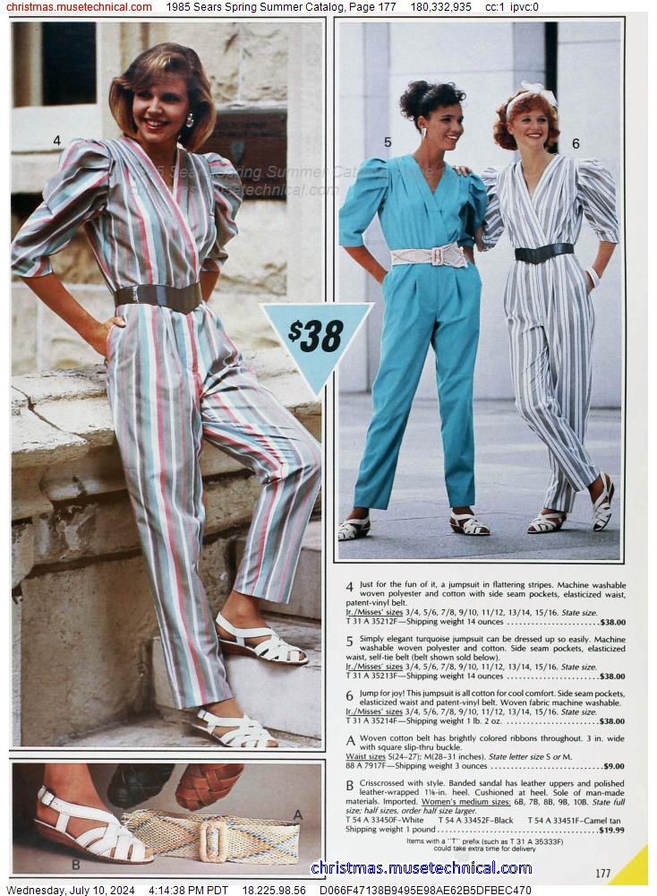 1985 Sears Spring Summer Catalog, Page 177 - Catalogs & Wishbooks