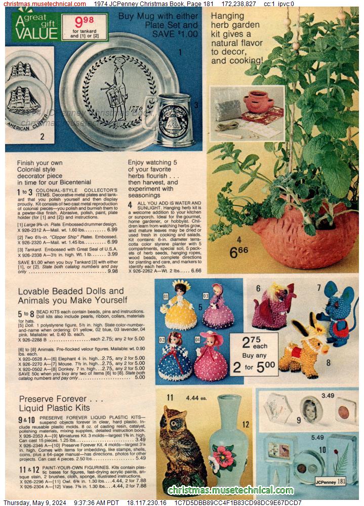 1974 JCPenney Christmas Book, Page 181