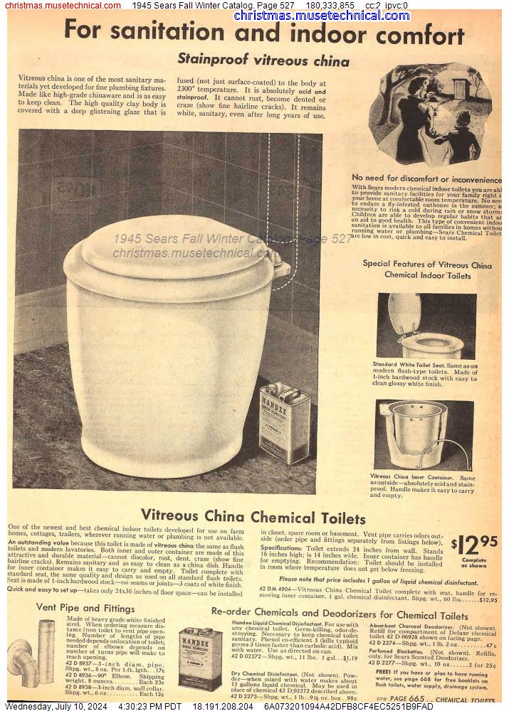 1945 Sears Fall Winter Catalog, Page 527