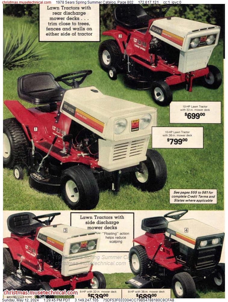 1978 Sears Spring Summer Catalog, Page 802
