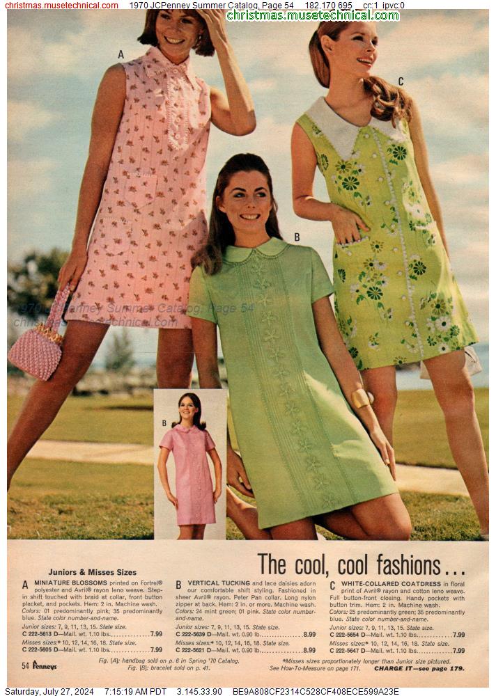 1970 JCPenney Summer Catalog, Page 54