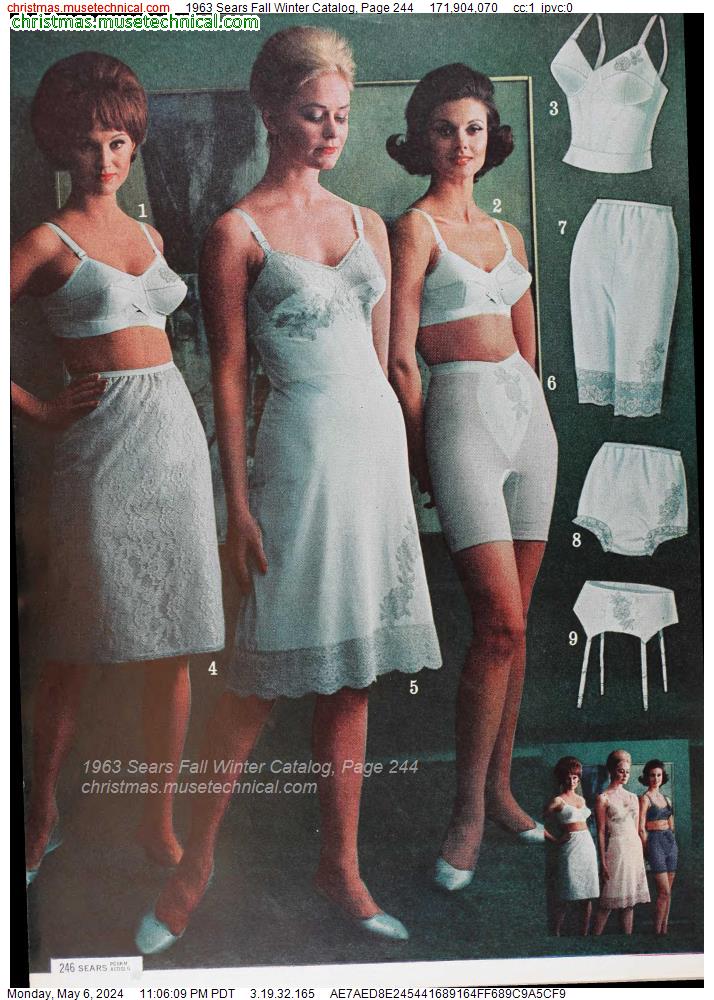 1963 Sears Fall Winter Catalog, Page 244