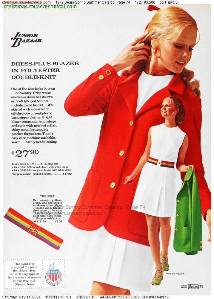 1972 Sears Spring Summer Catalog, Page 74