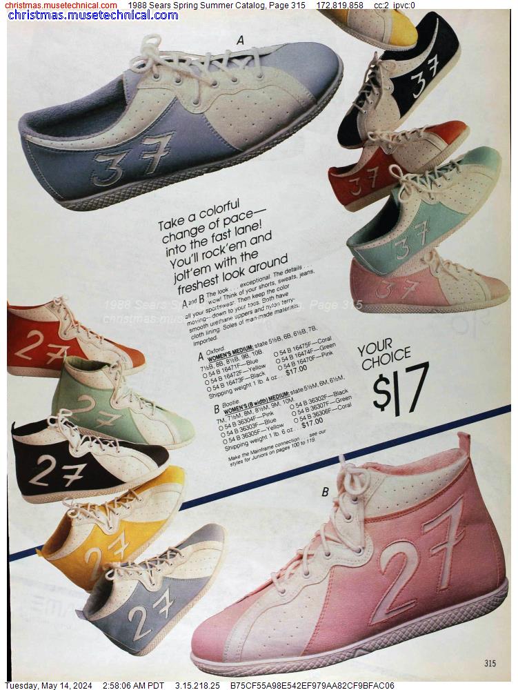 1988 Sears Spring Summer Catalog, Page 315