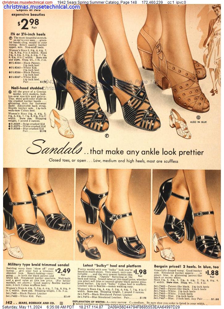 1942 Sears Spring Summer Catalog, Page 148
