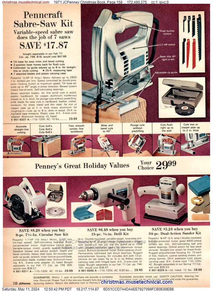 1971 JCPenney Christmas Book, Page 158