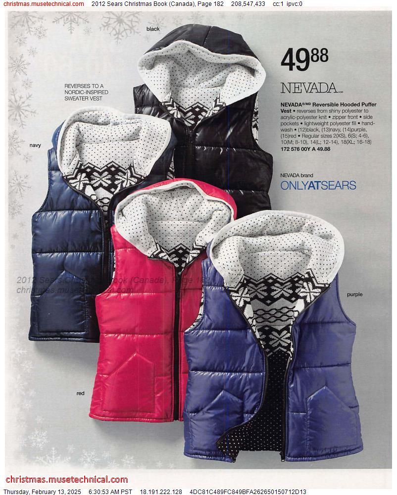 2012 Sears Christmas Book (Canada), Page 182