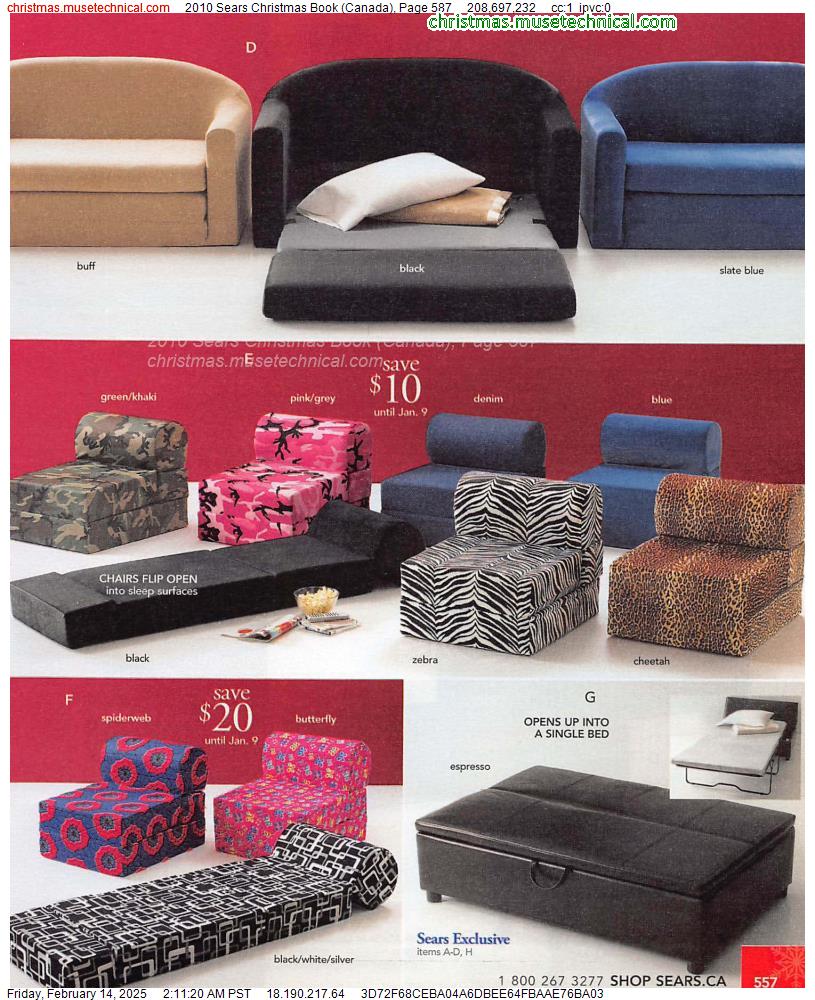 2010 Sears Christmas Book (Canada), Page 587